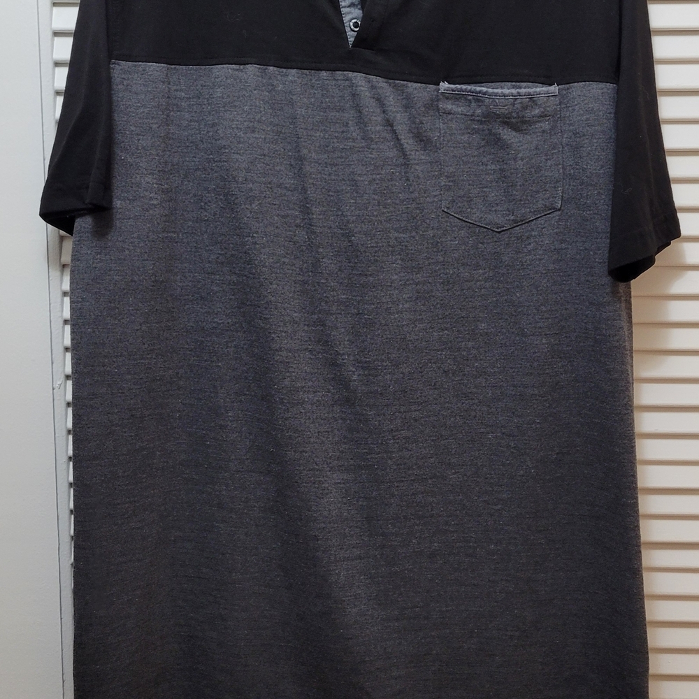 Swiss Cross Classic Black and Gray Men's Polo Shirt